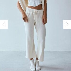 Urban Outfitters Cream Knit Pants